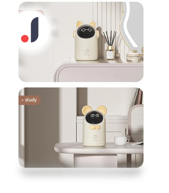 Mini Smart Desktop Trash Can with Display — Waste Baskets, TOP-HOME MALL