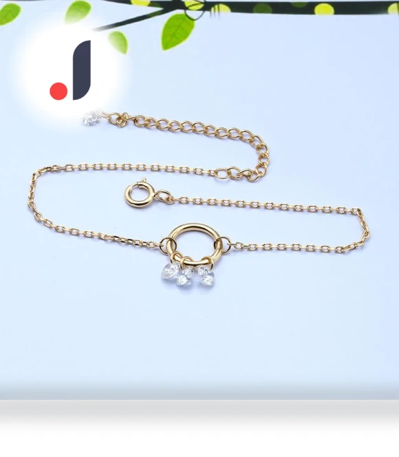 Silver-plated Smart Bracelet with 14K Gold — Smart Jewelry, FOXANRY Jewelry