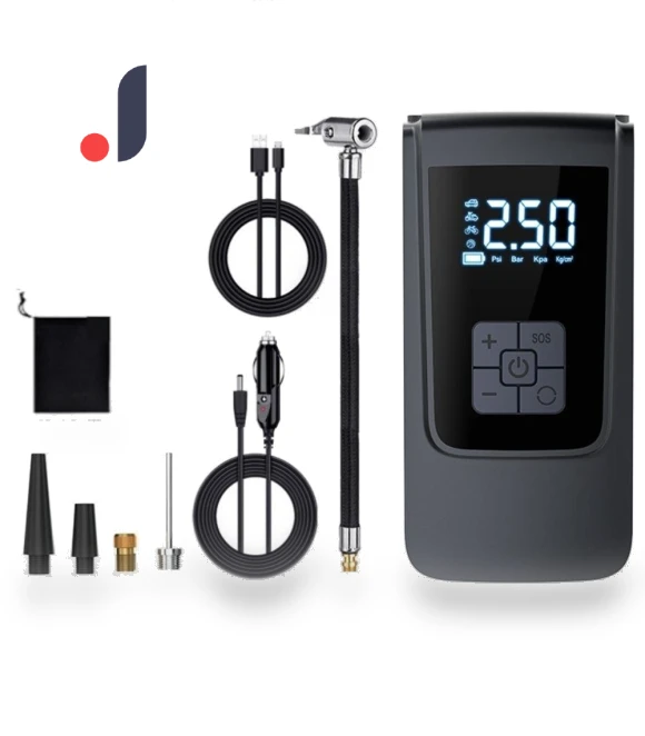 Smart Air Compressor with LED Light — Tire Inflation Solutions, T-Car Parts