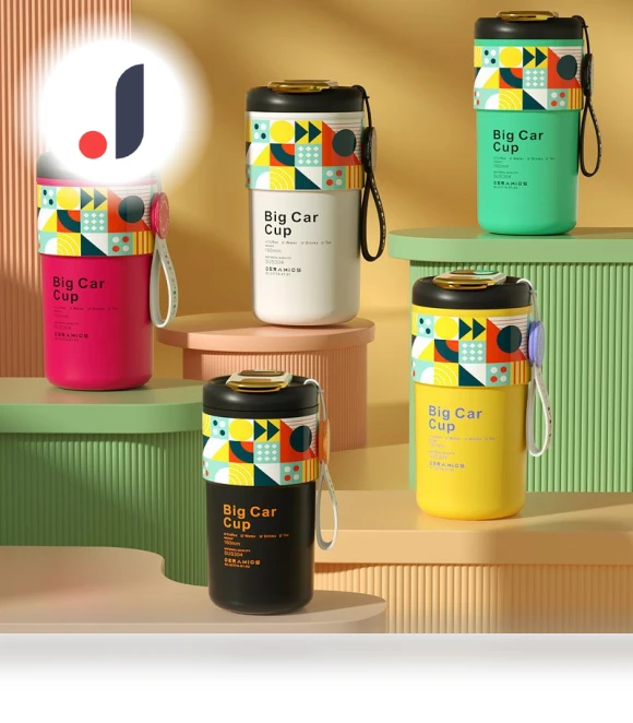 Smart Temperature Display Insulated Coffee Mug — Beverage Warmers, odeer
