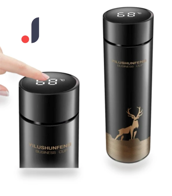 Smart Temperature Display Thermos — Travel Drinkware, Refreshing Home
