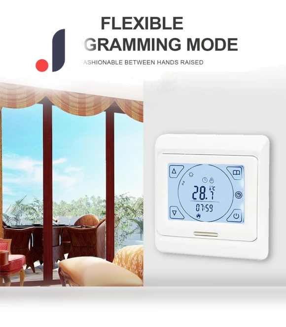 Smart Thermostat — Home Climate Control, Elegant Living House