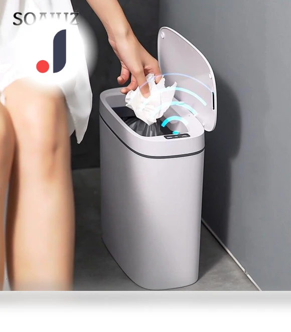 Smart Touch Sensor Trash Can — Kitchen Cans, Refreshing Home