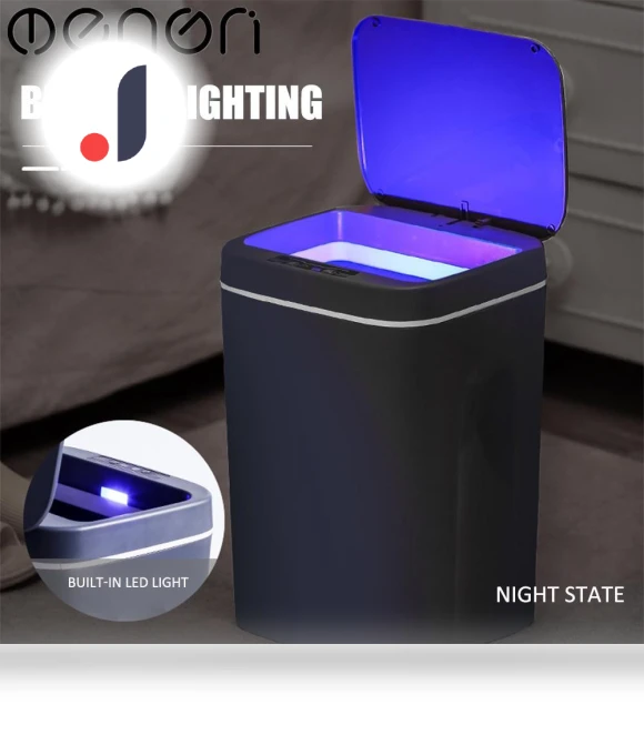 Smart Trash Bin — Kitchen Cans, Mengni