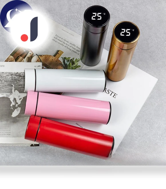Smart Vacuum Stainless Steel Flask with LED Touch Temperature Display — Flasks, TOP HOME