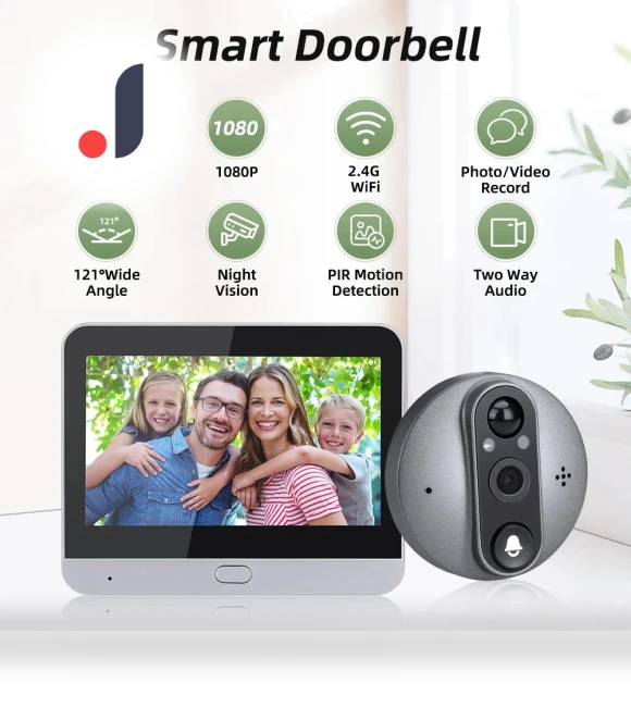 Smart Wi-Fi Doorbell Camera — Smart Home Security, Jakemy