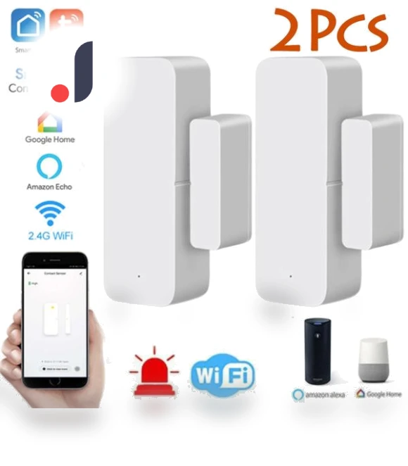 Smart WIFI Door Magnetic Detector Alarm — Smart Home Security, AKA002