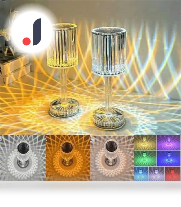 Table Lamp with Touch Sensor and USB Charging — Desk & Table Lighting, TOP MALL-005