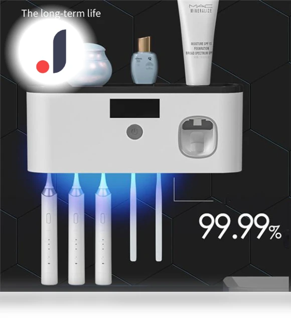 Toothbrush Holder with UV Disinfection — Toothbrush Holders, TOP-HOME MALL