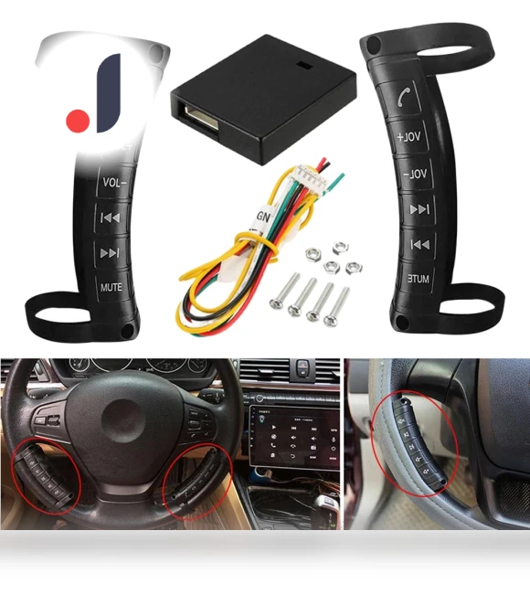 Universal Car Wireless Steering Wheel Remote Control — Remote Controls, Reakosound