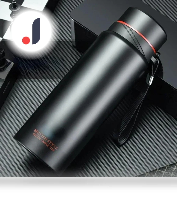 Vacuum Thermo Flask with Smart Temperature Display — Flasks, RW-Home Decoration