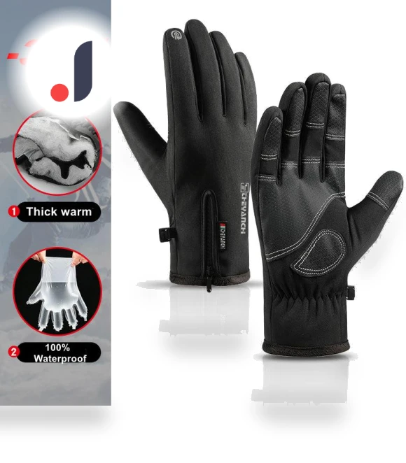 Waterproof Ski Gloves with Touchscreen — Gloves, Binchi Keji Travel