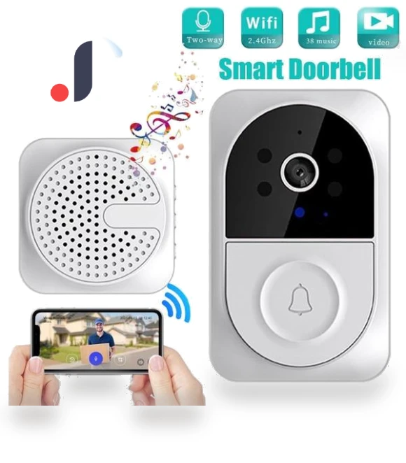Wi-Fi Doorbell Camera — Smart Home Security, Factory Discount Outlet