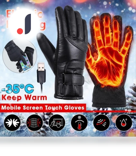 Winter Gloves with Electric Heating — Gloves, TIME IS LIFE