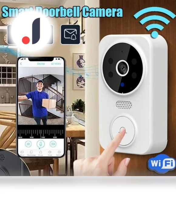 Wireless Smart Video Doorbell — Smart Home Security, Factory Discount Outlet