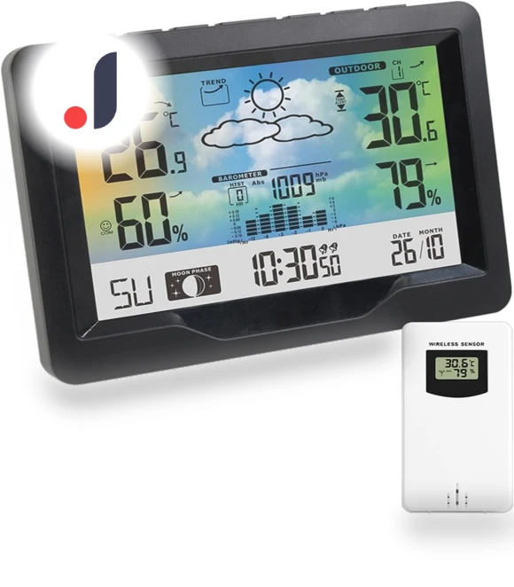 Wireless Weather Station Forecaster — Home Climate Control, Refreshing Home