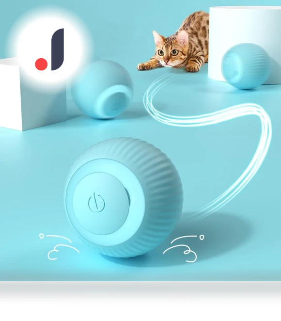 Automatic Rolling Smart Cat Toy — Cat Playthings, Yiran Furniture