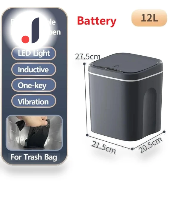 Automatic Sensor Trash Can — Kitchen Cans, Refreshing Home