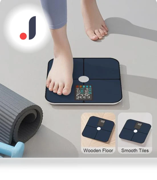 Body Fat Scale with Digital Display — Body Composition Analysis, Refreshing Home