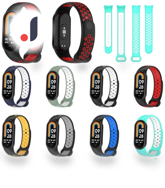 Breathable Silicone Strap — Fitness Bands, Xiaomi