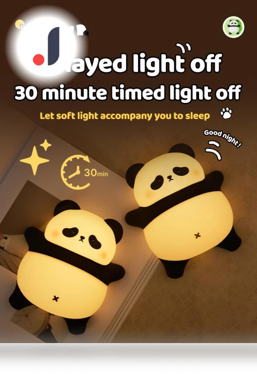 Cute Cartoon LED Night Light — Night Lights, Binchi Lighting Appliances
