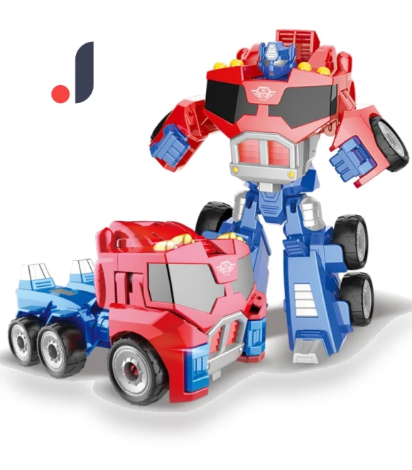 Deformation Robot Car Model Toy — Educational, Four season household daily use