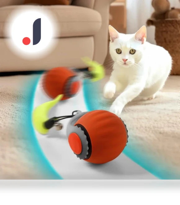 Interactive Pet Toy Ball — Cat Playthings, xly1818