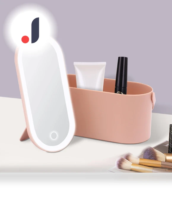 LED Touch Light Makeup Case — Cosmetic Cases, Makeup Kits