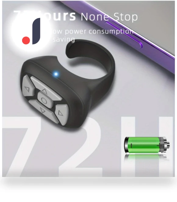 Portable Wireless Bluetooth Ring Remote Control — Smart Rings, Cars Auto Home
