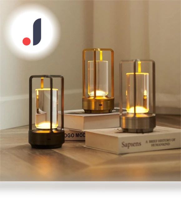 Rechargeable Desk Lamp with Cross — Study & Desk Lighting, Binchi Lighting Appliances