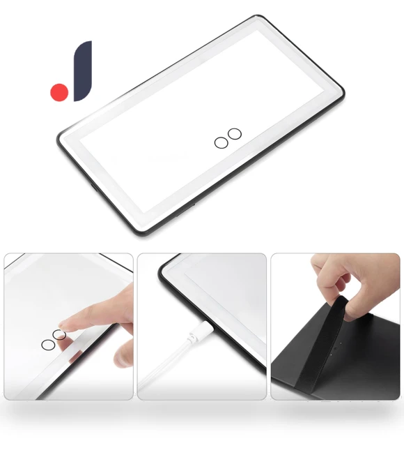 Rechargeable LED Car Visor Mirror — Interior Mirrors, Beautyyy