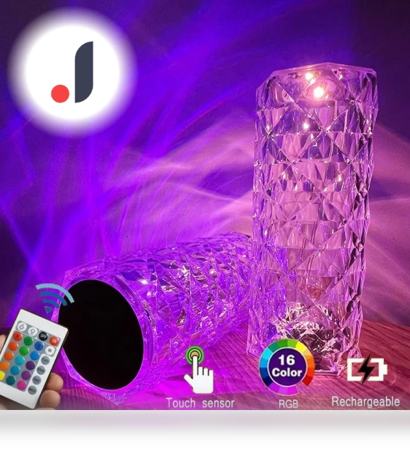 RGB Touch Desk Lamp — Desk & Table Lighting, Zhou Yajin
