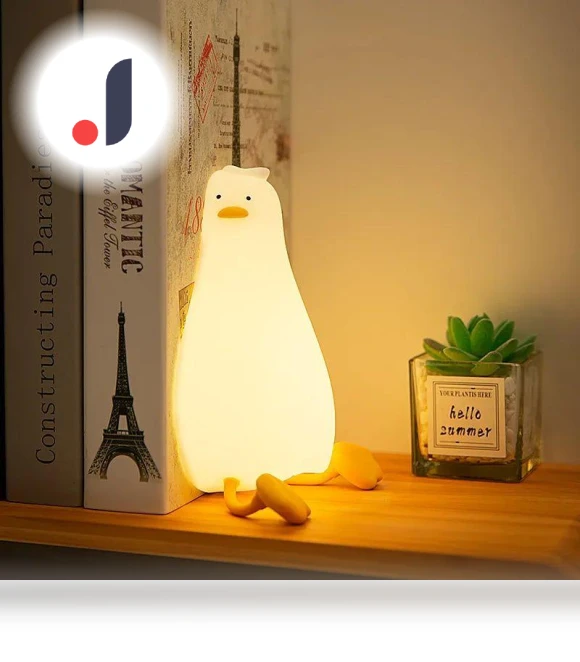 Silicone LED Night Lights in Duck Shape — Night Lights, Your Warm Home