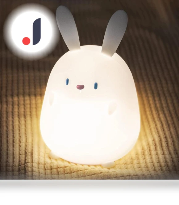 Silicone LED Rabbit Lamp — Night Lights, Four season household daily use