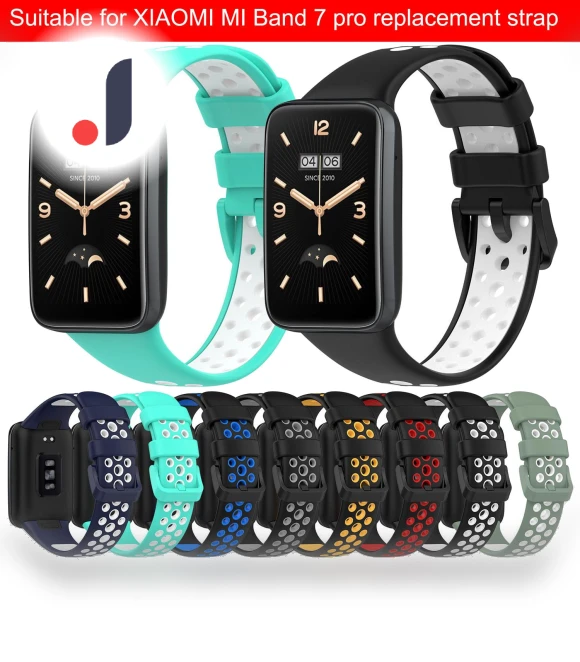 Silicone Strap for Mi Band 7 Pro — Fitness Bands, Vegetables