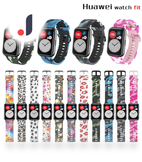 Silicone Watch Strap — Fitness Bands, Huawei