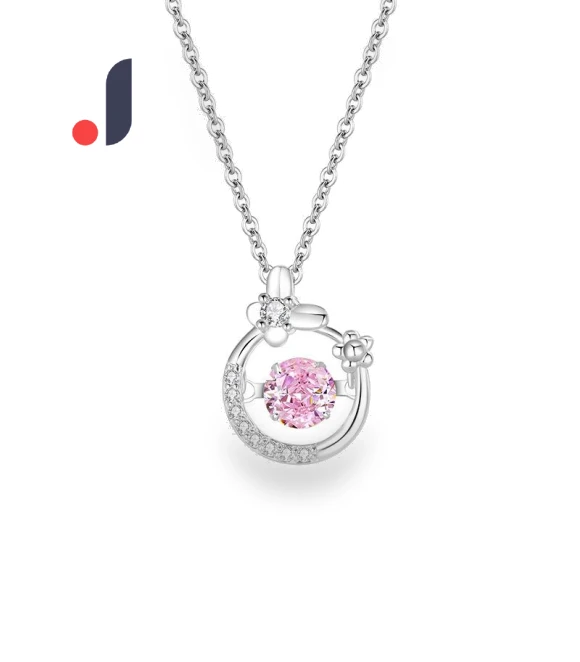 Silver Effect Butterfly Necklace Smart Heart Light — Men's Necklaces, Lucky Star Jewelry
