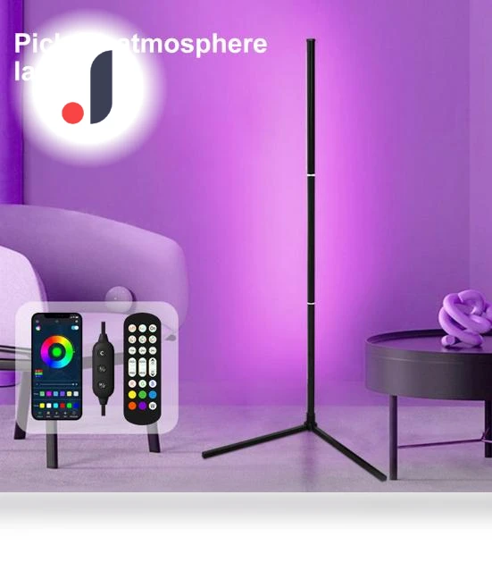 Smart Corner Floor Lamp RGB — Standing Lights, Mystic Mart
