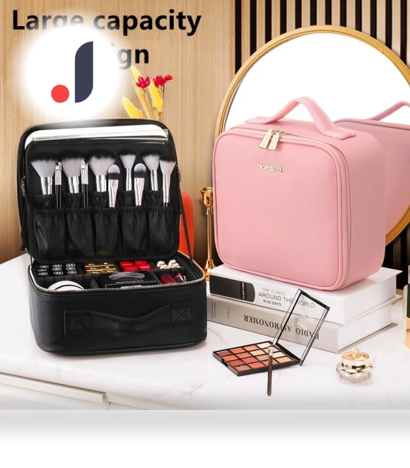 Smart LED Cosmetic Bag with Mirror — Cosmetic Cases, LIN-Home