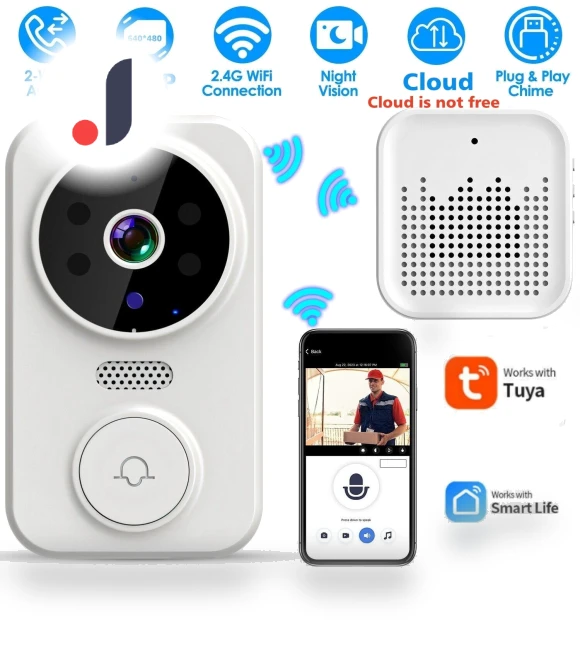 Smart Video Doorbell — Smart Home Security, Tuya