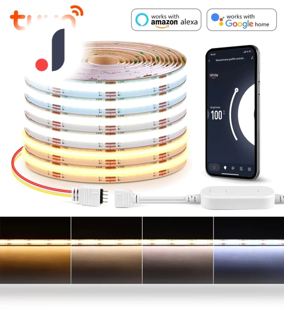 Smart WiFi COB CCT LED Strip — LED Strips, MALITAI