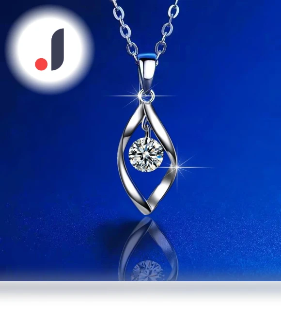Smart Women's Pendant Necklace with Rotating Water Drop Design — Smart Jewelry, Allbestart
