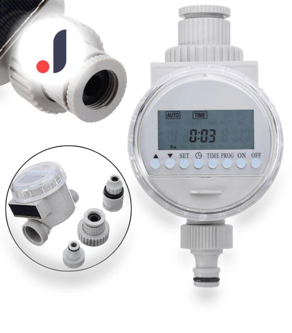 Solar Digital LCD Display Automatic Watering Timer — Controllers, YuHeng 01