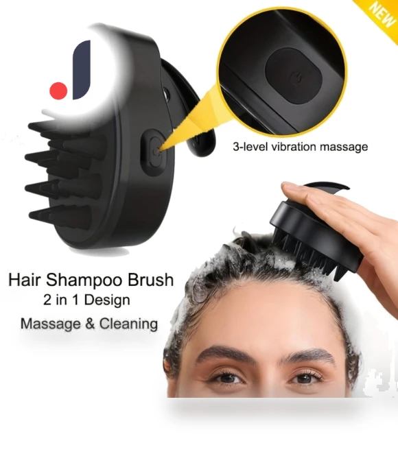 Sonic Scalp Scrubber-Shampoo Brush — Brushes, waxfans