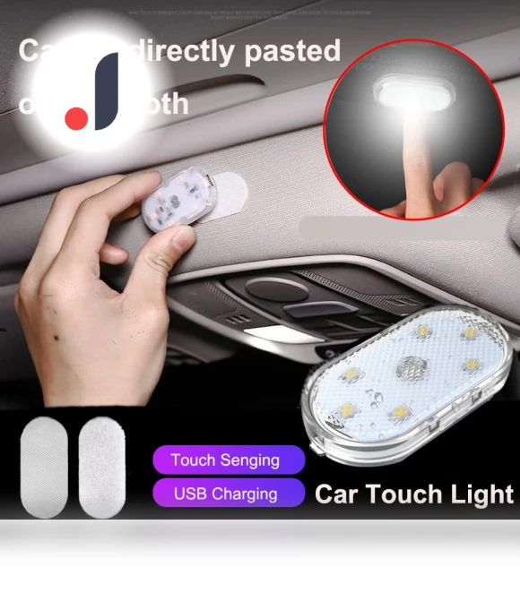 Touch-Sensitive LED Car Dome Light — Light Kit, Cars Auto Home