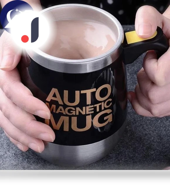 Automatic Self-Stirring Magnetic Mug — Beverage Warmers, TOP HOME