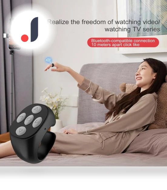 Bluetooth Remote Control with Ring Scroll — Remote Controls, Phone Needs
