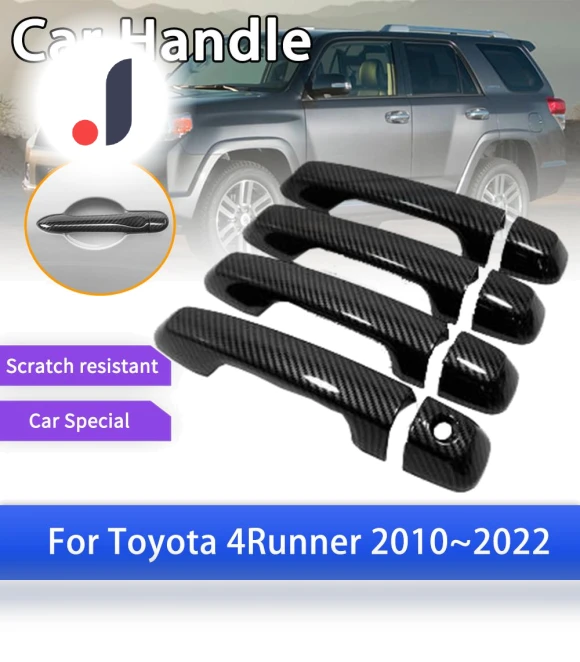 Carbon Fiber Smart Door Handle Cover — Car Door Entry Guard