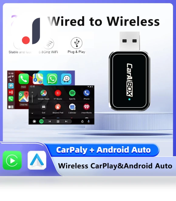 CarPlay AI BOX Adapter — Phone Accessories, Auto Accessories Home