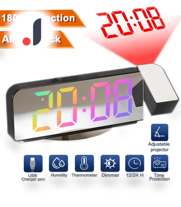 Digital Smart Alarm Clock with Temperature — Alarms & Clocks, Factory Discount Outlet